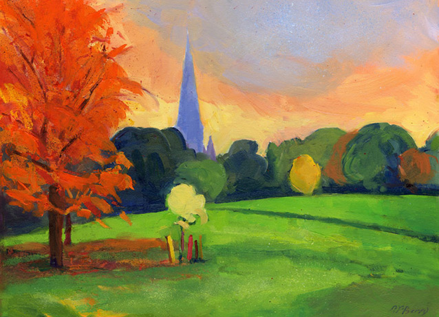 Holy Trinity Church from Brockwell Park